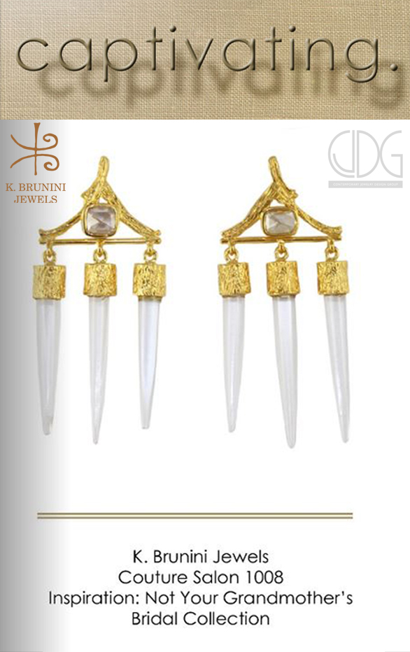 K. Brunini Jewels, Contemporary Jewelry Design Group, Couture, Flipbook, Earrings
