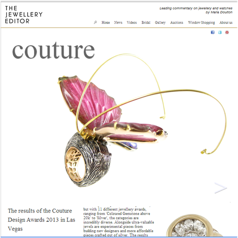 K Brunini jewellery editor butterfly ring