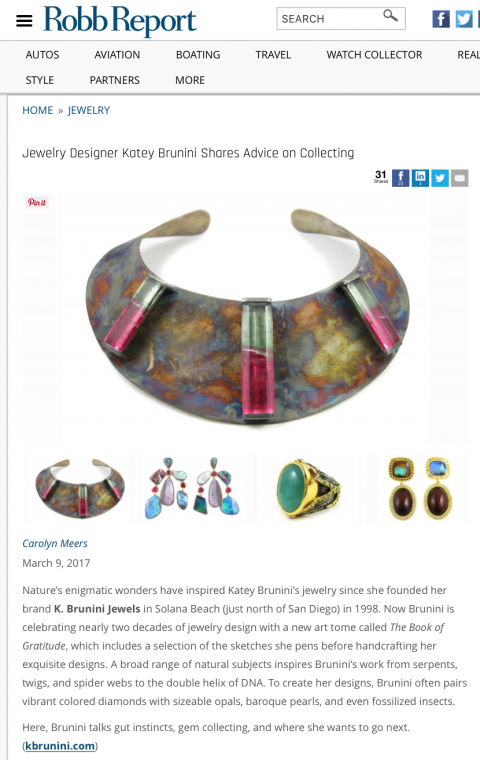 K. Brunini Jewels › Alchemy - Inspiration for Organic Couture Jewelry